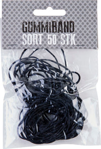 GUMMIBÅND PARA 20 SORT 50 STK