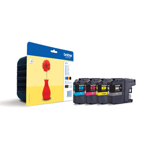 Blæk Brother lc121 cmyk ink cartridge value blister