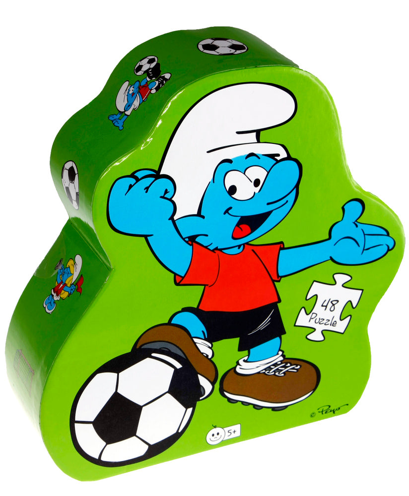 Smølfe fodbold puslespil