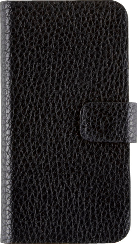 MOBILCOVER IPHONE 5 LÆDERLOOK SORT RU