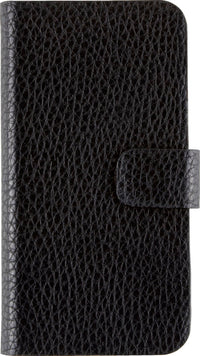 MOBILCOVER IPHONE 5 LÆDERLOOK SORT RU