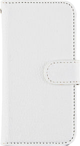 MOBILCOVER IPHONE 5 LÆDERLOOK HVID RU