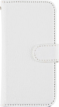 MOBILCOVER IPHONE 5 LÆDERLOOK HVID RU
