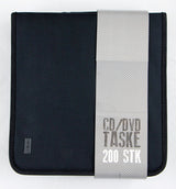 Cd/dvd taske sort 200 stk.