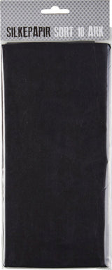 SILKEPAPIR SORT 10 ARK/PAKKE