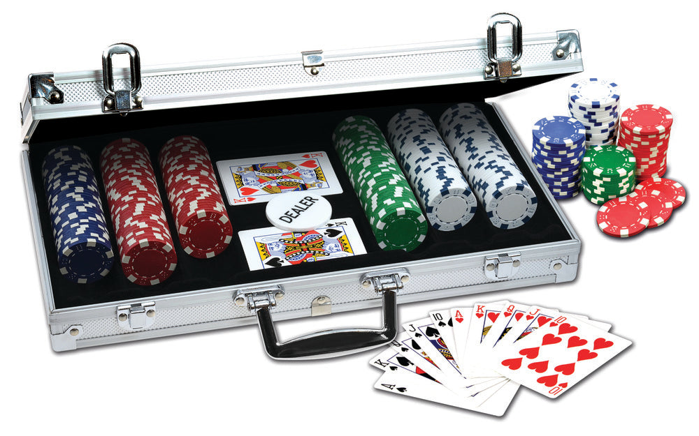Poker luksus sæt i alu kuffert