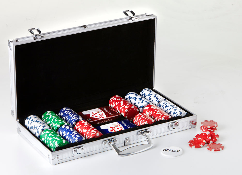 Poker luksus sæt i alu kuffert