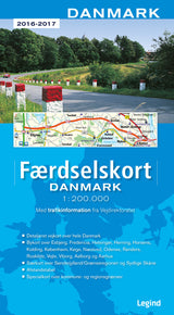 Færdselskort Danmark 2015-2016