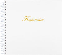 FOTOALBUM SCRAPBOG KONFIRMATION HVID 30X30
