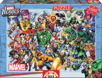 Puslespil marvel heroes 1000 brikker