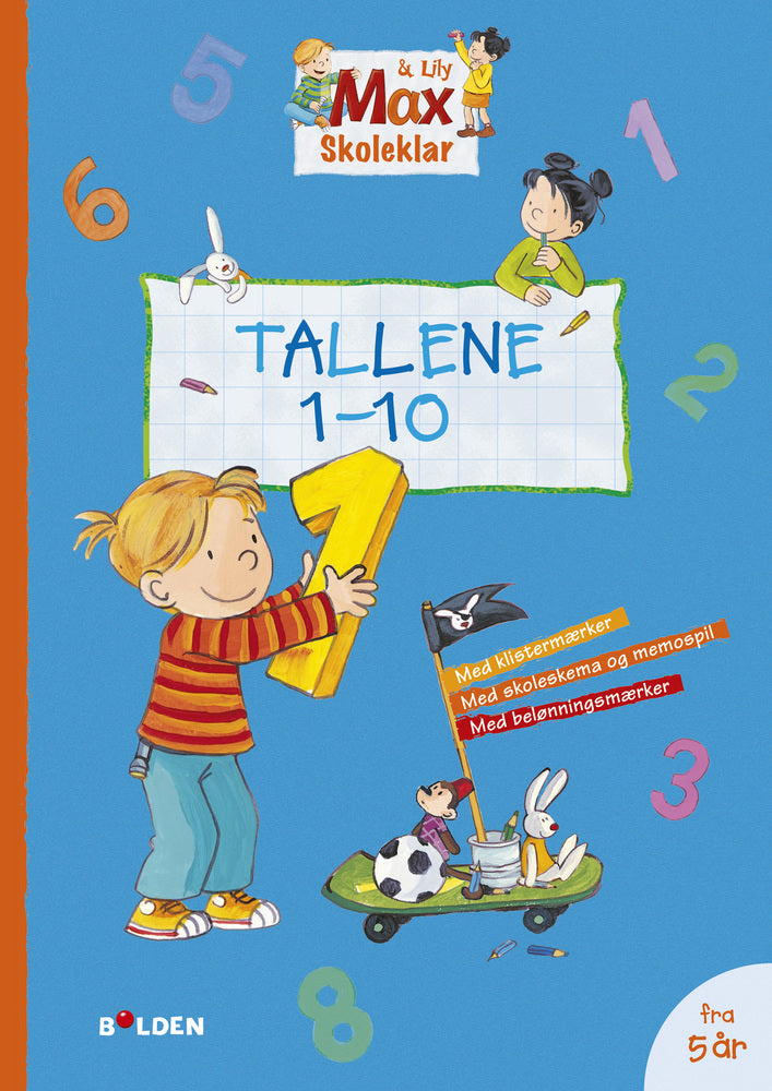 Max Skoleklar: Tallene 1-10