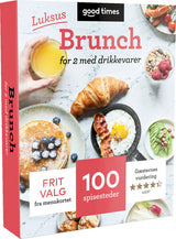 LUKSUS BRUNCH FOR 2 MED DRIKKEVARER - BOX