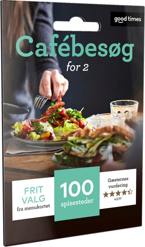 GOOD TIMES CAFEBESØG FOR 2 HANGER