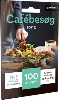 GOOD TIMES CAFEBESØG FOR 2 HANGER
