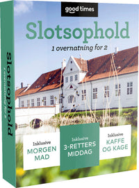 GOOD TIMES SLOTSOPHOLD 1 OVERNATNING FOR 2 - BOX