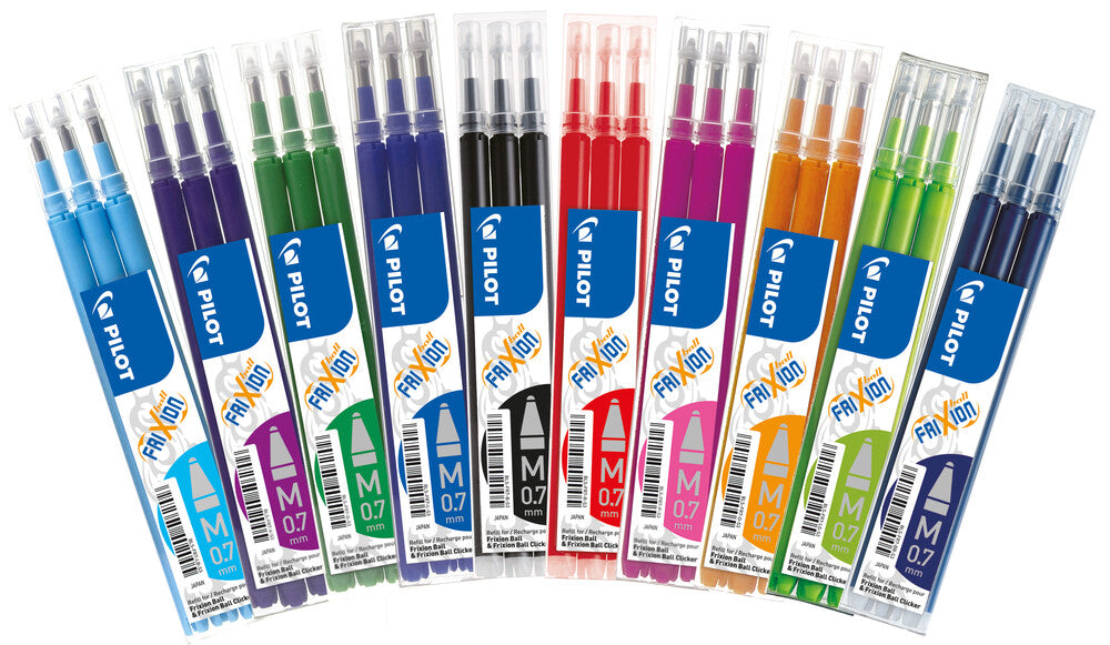 Refill Pilot frixion violet 0.7 mm pakke m/3 stk
