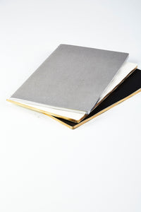 NOTESBOG REPUBLIC SORT M/GULD 40 S.