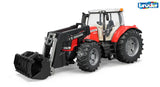 Bruder Massey Ferguson 7600 traktor med frontlæsser