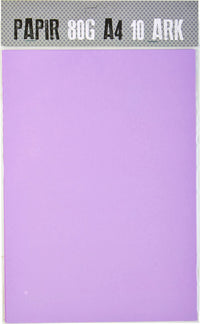 PAPIR A4 80G LYSLILLA M. 10 ARK