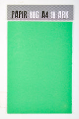 PAPIR A4 80G ASIAGRØN M. 10 ARK