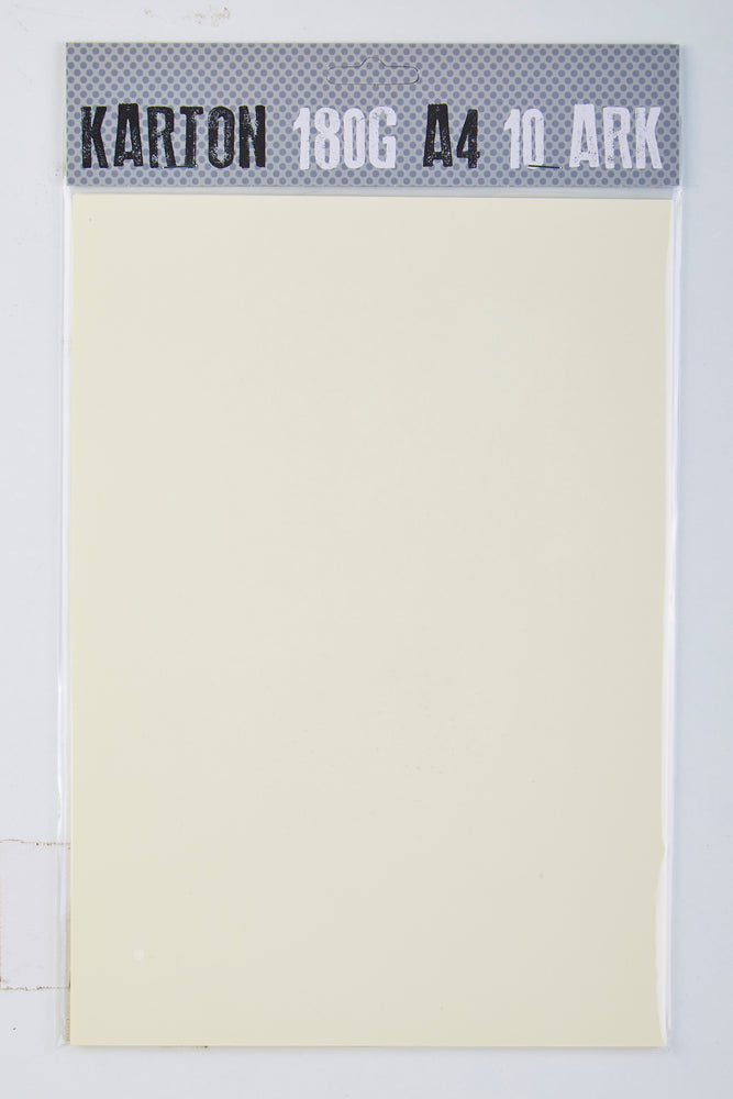 KARTON A4 180G IVORY M. 10 ARK