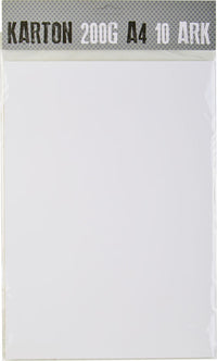 KARTON A4 200G HVID M. 10 ARK