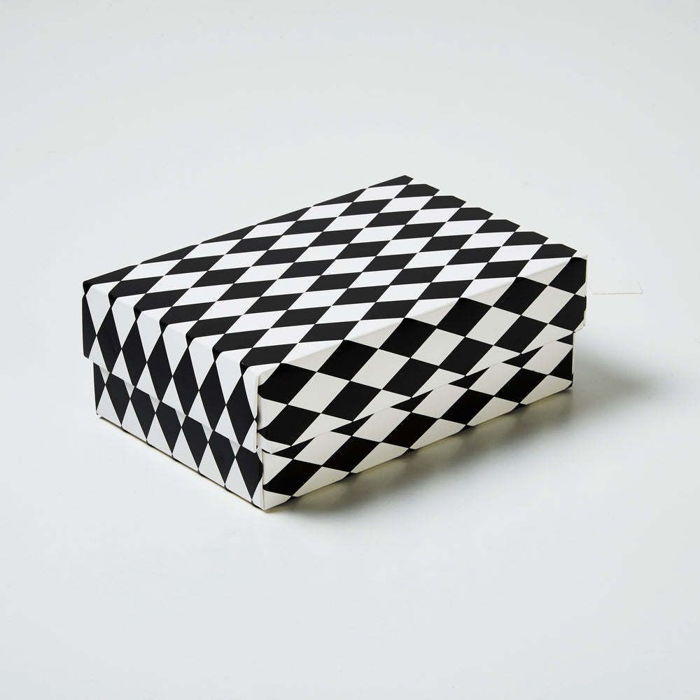 GAVEÆSKE 17X11X6 CM HARLEKIN SORT