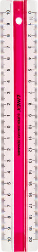 Lineal Linex super 20 cm pink