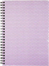 SPIRALBLOK LILLA PRIK A5