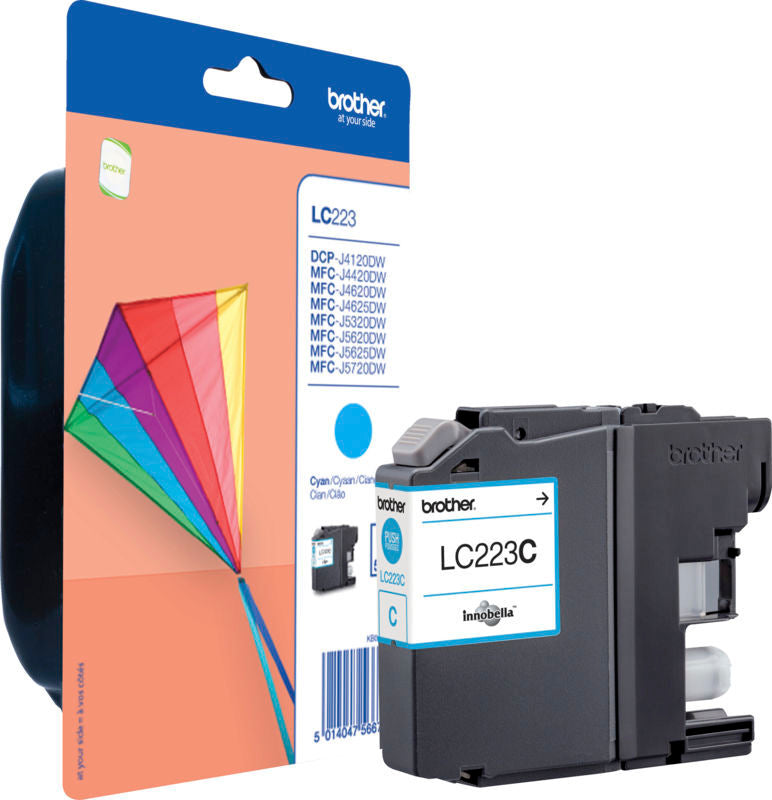 Blæk Brother lc223c ink cartridge cyan