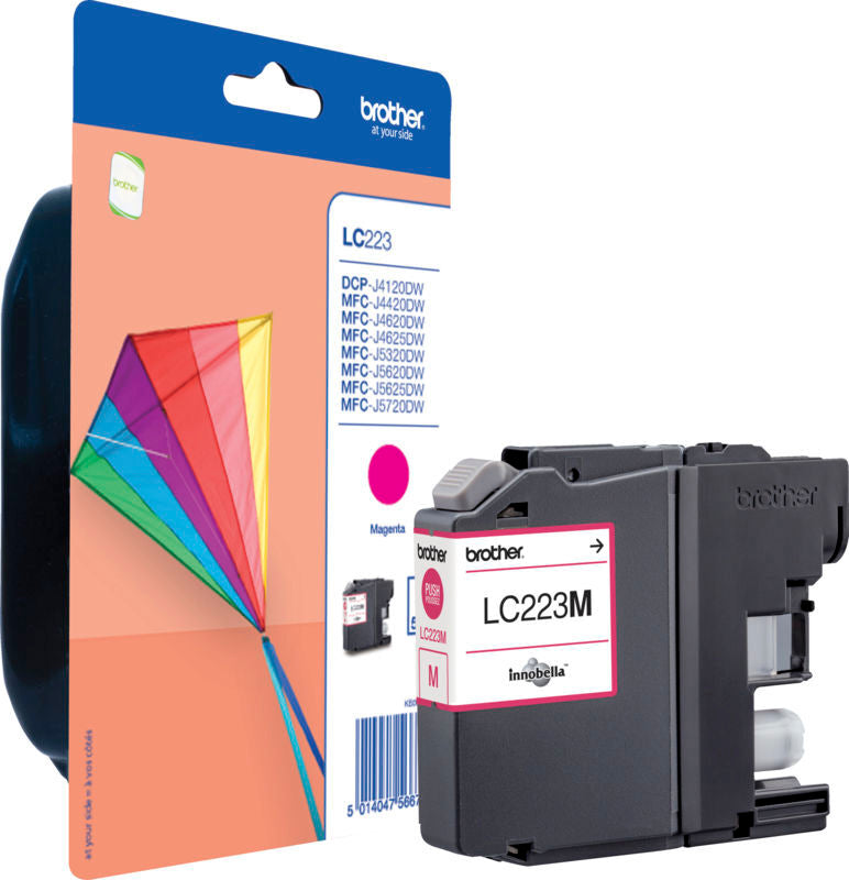 Blæk Brother lc223m ink cartridge magenta
