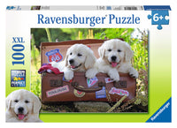 Puslespil traveling pups 100 brikker
