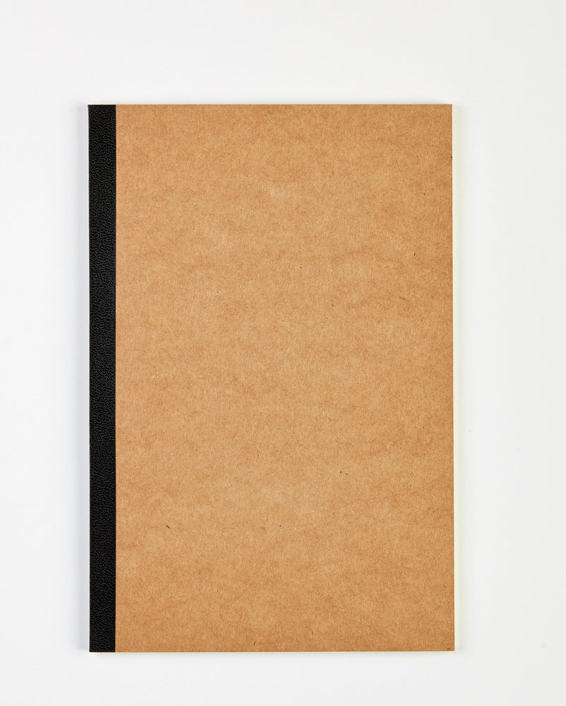 NOTESBOG KRAFT MED SORT RYG 40 SIDER