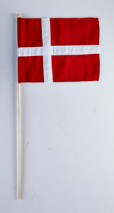 Hurraflag dk 60 cm træpind
