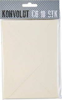 KONVOLUT C6 IVORY 10 STK