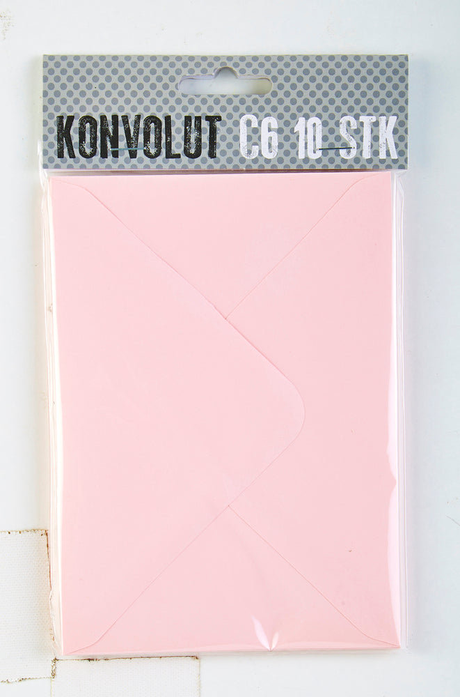 KONVOLUT C6 LYSERØD 10 STK