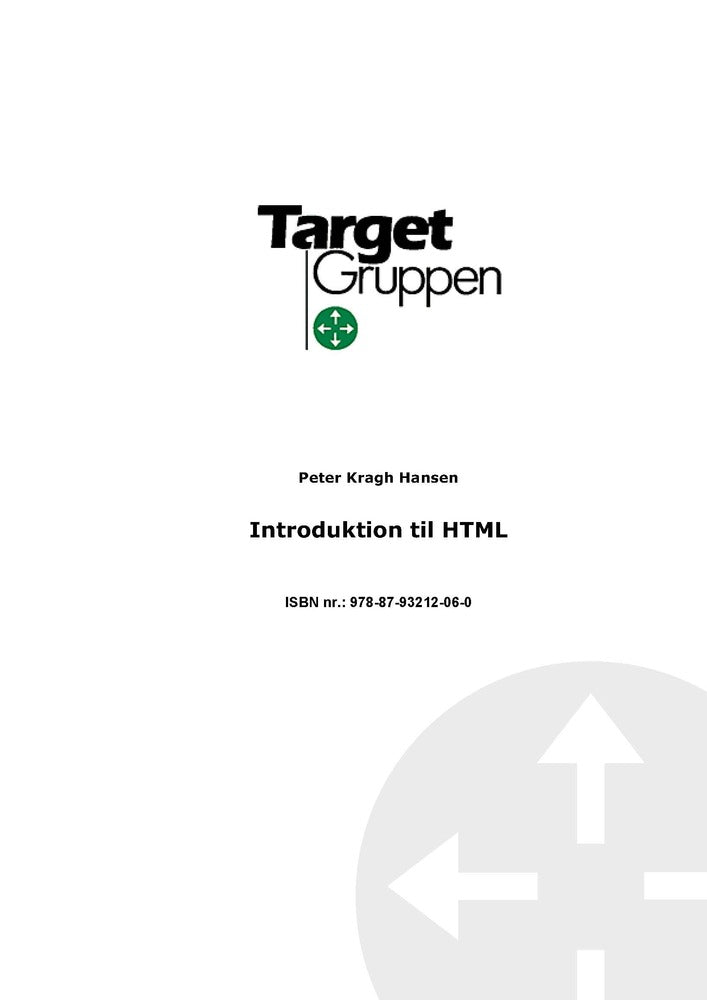 Introduktion til HTML