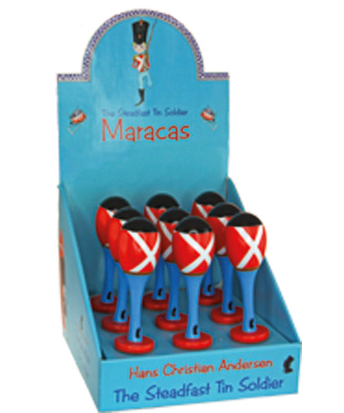 H.C. Andersen Tinsoldat Maracas display med 9 stk.