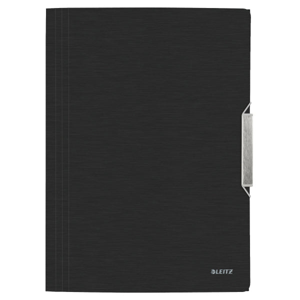 ELASTIKMAPPE 3-KLAP LEITZ STYLE PP A4 SATIN SORT