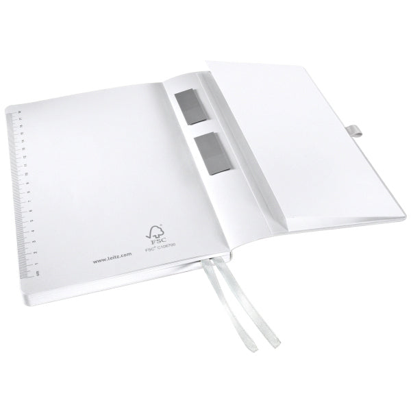 NOTESBLOK STYLE A5 SOFT LINJ. 80 ARK HVID