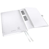 NOTESBLOK STYLE A5 SOFT LINJ. 80 ARK HVID