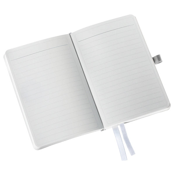 NOTESBLOK STYLE A6 SOFT LINJ. 80 ARK HVID