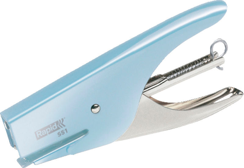 Hæftetang rapid retro s51 15 ark fondant blue