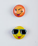 MAGNET SUPER STÆRK SMILEY 2 STK.