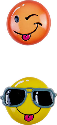 MAGNET SUPER STÆRK SMILEY 2 STK.
