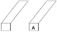 Hyldemarkørholder til alfabet 3x3 cm. 28 stk.