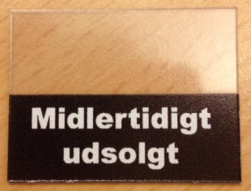 HYLDEMARKØR MIDLERTIDIGT UDSOLGT