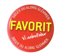 ETIKET FAVORIT RØD Ø56MM /250 STK