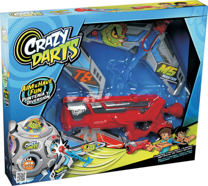 BLUE ROCKET CRAZY DARTS GUN