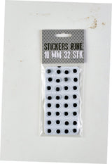 STICKERS MED ØJNE DIA. 10MM 32 STK